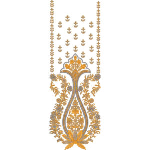 Unique Neck Embroidery Design