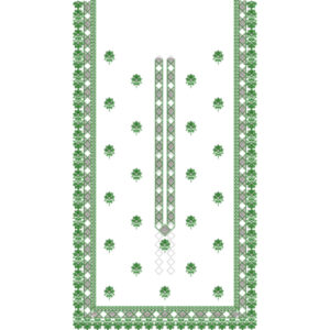 Neck Flower Embroidery Design