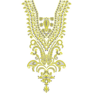Beautiful Neck Embroidery Design