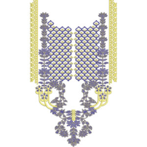 Unique Neck Embroidery Design