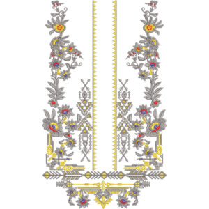 Neck Gala Embroidery Design