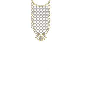 Neckline Embroidery Design