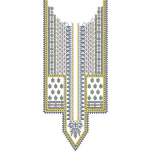 Unique Neck Embroidery Design