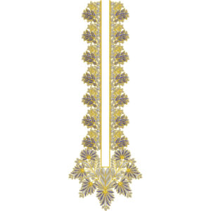 Neckline Embroidery Design