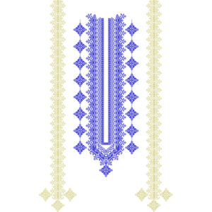 Neckline Embroidery Design