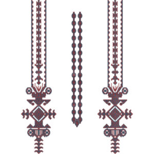 Neck Flower Embroidery Design