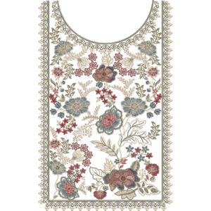 Beautiful Neck Embroidery Design