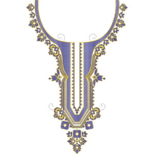 Unique Neck Embroidery Design