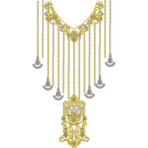 Simple Neck Embroidery Design