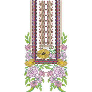 Beautiful Neck Embroidery Design
