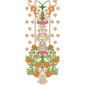 Unique Neck Embroidery Design