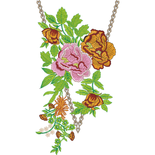 Neck Kurta Embroidery Design