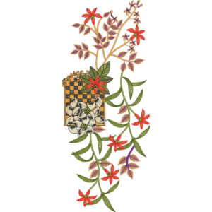 Unique Neck Embroidery Design