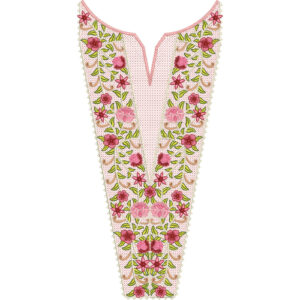 Unique Neck Embroidery Design