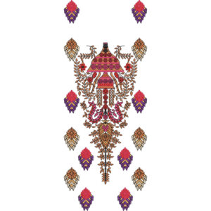 Neckline Embroidery Design