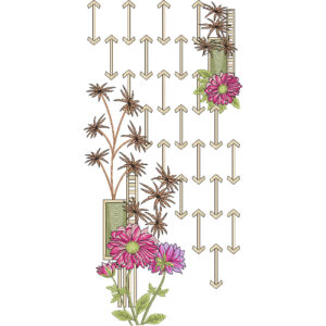 Unique Neck Embroidery Design