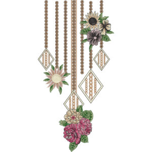 Neckline Embroidery Design