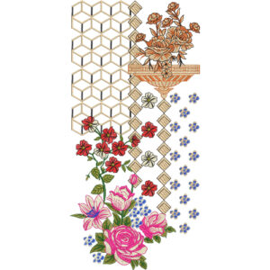 Neckline Embroidery Design
