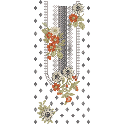 Simple Neck Embroidery Design