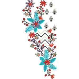 Simple Neck Embroidery Design