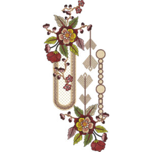 Unique Neck Embroidery Design