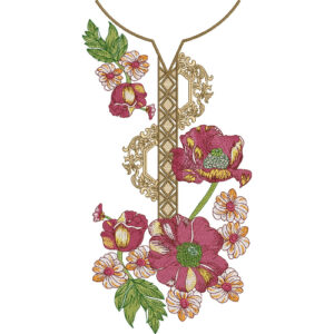 Neck Gala Embroidery Design