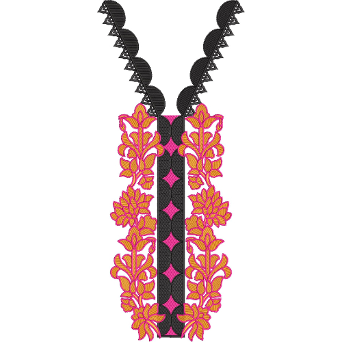 Beautiful Neck Embroidery Design