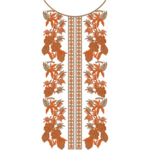Simple Neck Embroidery Design