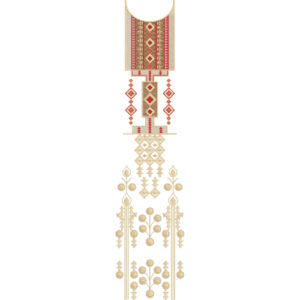 Neckline Embroidery Design