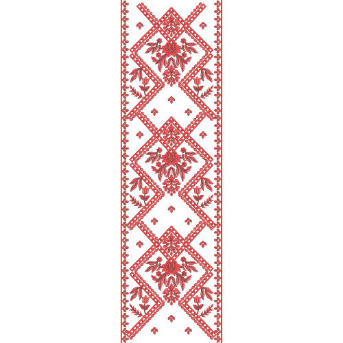 Unique Neck Embroidery Design