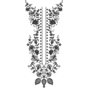 Neckline Embroidery Design