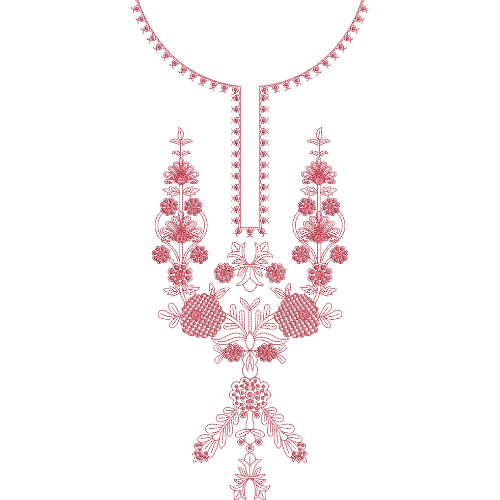 Neck Kurta Embroidery Design
