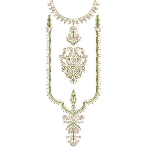 Beautiful Neck Embroidery Design