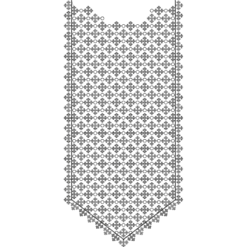 Neck Flower Embroidery Design