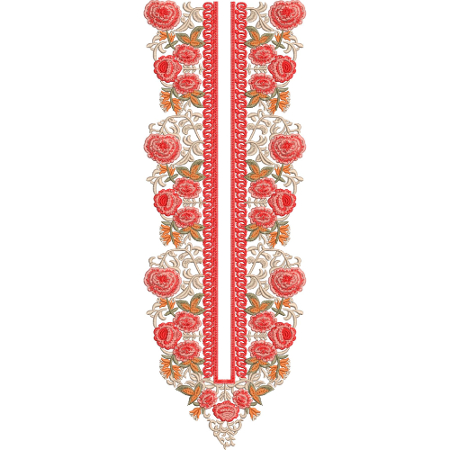 Simple Neck Embroidery Design
