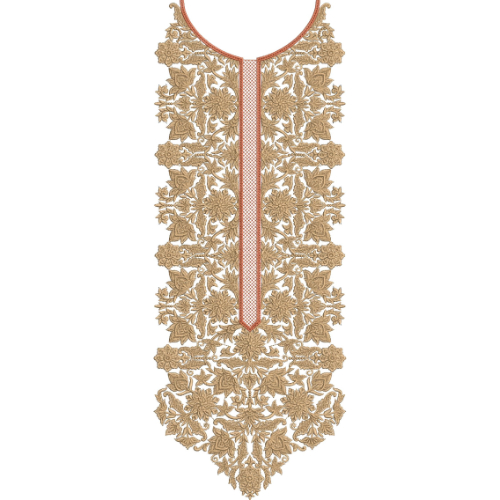 Simple Neck Embroidery Design