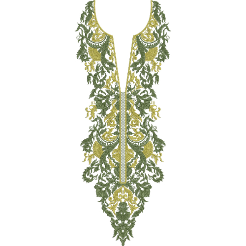 Neck Gala Embroidery Design