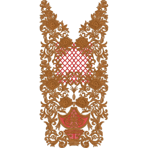 Simple Neck Embroidery Design