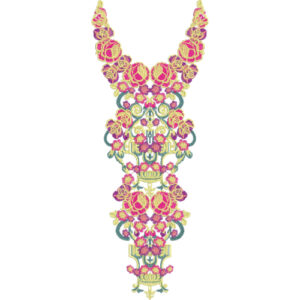 Simple Neck Embroidery Design