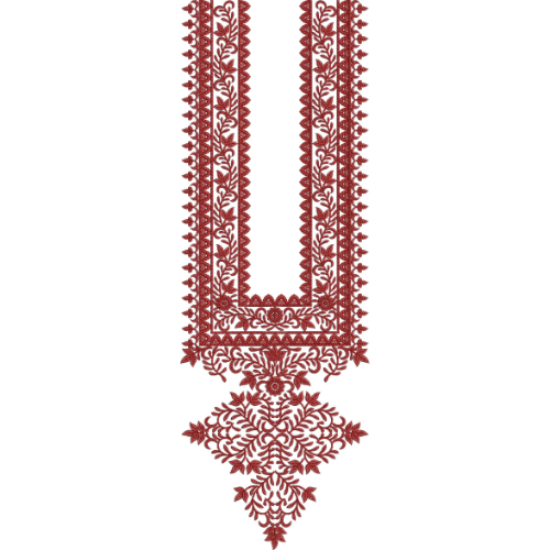 Neck Gala Embroidery Design