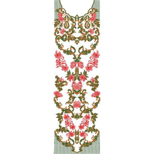 Simple Neck Embroidery Design