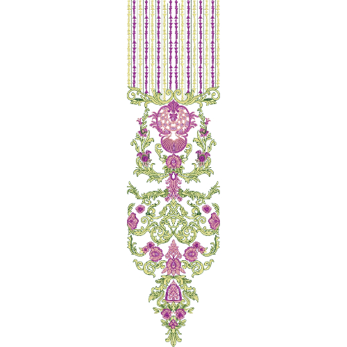 Neckline Embroidery Design