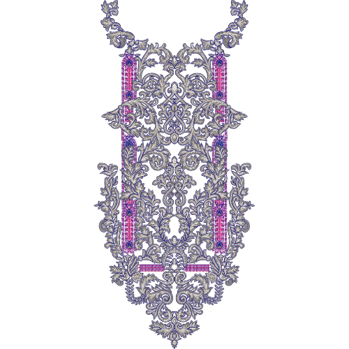 Neck Kurta Embroidery Design