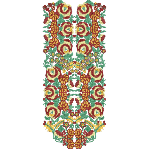 Simple Neck Embroidery Design