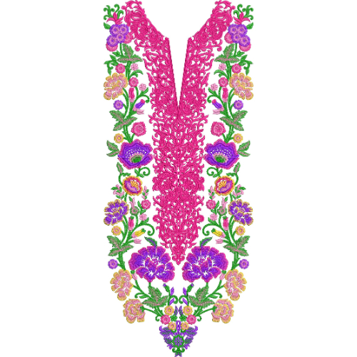 Neck Gala Embroidery Design