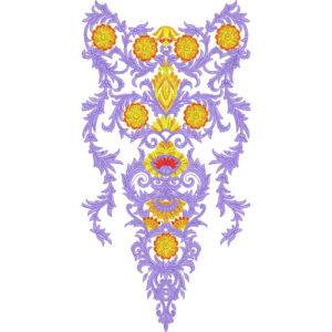 Neck Gala Embroidery Design