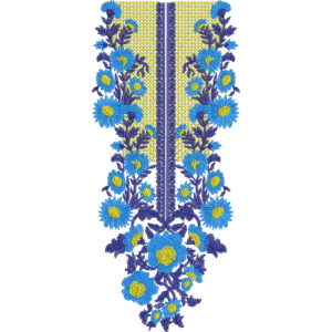 Neckline Embroidery Design