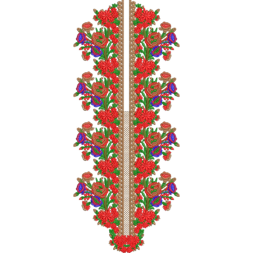 Neck Kurta Embroidery Design
