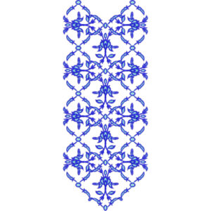 Neck Flower Embroidery Design