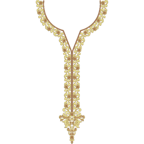Beautiful Neck Embroidery Design